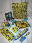 Minionki Minions zestaw prezent / klocki Mega Bloks figurka kosmetyczka