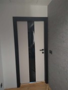 Drzwi wewnętrzne Baldur ERKADO (czarna szyba