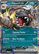 Oryginalna Karta Pokémon TCG 139/182 – Arven’s Mabosstiff ex Double Rare
