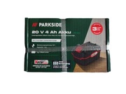 2X PARKSIDE Akumulator 20V PAP 20 B3, 4 Ah