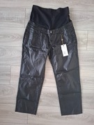 FOREVER FIT - CZARNE SPODNIE CIĄŻOWE Z JERSEYU, ROZMIAR 44, NOWE Z METKĄ