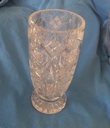 Kryształowy flakon . 140mm średnicy/ 280mm wysoki waga 3.2 kg.