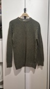 Ciemno zielony sweter Linea rozmiar M 100% bawełna 