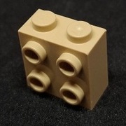 6214334/22885 Lego BRICK 1X2X1 2/3 W/4 KNOBS 2szt