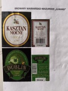 5 etykiet browary warmińsko mazurskie JURAND 