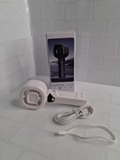 Mini Wentylator Ręczny z Wyświetlaczem 3 Prędkości USB Przenośny biały 