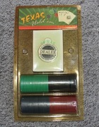 Texas Hold'em Zestaw do pokera karty + żetony