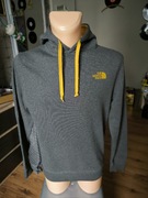 The North Face bluza męska z kapturem S ciemny szary żółty y2k