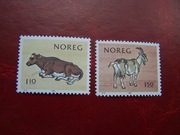 Norwegia 1981 MNH Mi. 834/35 Fauna Zwierzęta