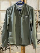 koszula męska z lnem Pull&Bear S