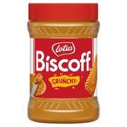 Lotus Biscoff Crunchy krem ciasteczkowy 380g UK