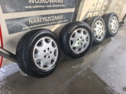 Felgi 15 alu Mercedes E klasa W124 z oponami zimowymi 