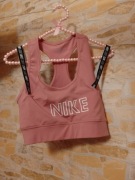 (40/L) Nike/ Różowy top fitness, bokserka sportowa 