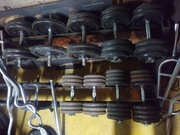 HANTLE ŻELIWNE gryfy 28 mm! Regulowane Talerze zestaw