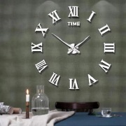 VIVILINEN Duży zegar ścienny "zrób to sam" lustro
