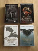 Zestaw książek George R. R. Martin "Gra o tron" tom 1-4. Pieśń lodu i ognia