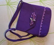 Torebka filc fiolet Green Ship