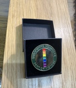 broszka SHROPSHIRE VOLUNTEER PART OF HISTORY brooch , w ladnym pudeleczku