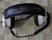 Vintage 70s JVC Nivico Stereo Headphones (JVC STH-10) with Volume Control