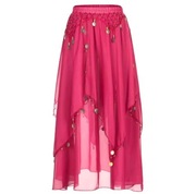 Spodnica damska z szyfonu z cekinami.