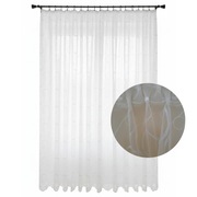 Firanka Gotowa Firana Biała do Salonu Kuchni Jadalni na Taśmie Ozdobna