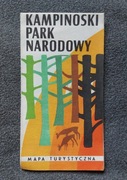 Mapa turystyczna Kampinoski park narodowy 1977r.