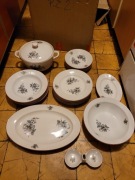 Zestaw serwis obiadowy porcelanowy Bułgaria Vintage