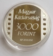 Węgry 3000 forintów, 2001 100. rocznica filmu węgierskiego - KOPIA 