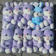 Maskotki zająć, pluszaki 35 cm. 10 szt