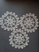 3 nowe serwetki szydełkowe 