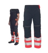 spodnie robocze z odblaskami Wenaas 25021-10502-487 przybrudzenia 