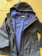 X071 Bawełniana kurtka na polarze parka r 122/128