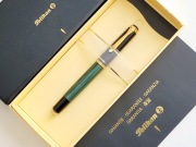 Pióro wieczne Pelikan M400 Souverän Old Style Green Striped 14C 585 M NOS