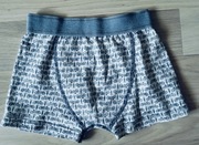 next bokserki w motory biało-szare 122-128cm