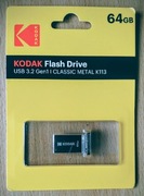 Kodak Flesh Drive,64GB, USB 3.2 metal,mini, nowy w blistrze,gratis!