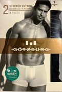 BOKSERKI MĘSKIE Gotzburg czarne/prążki z NIEMIEC WYSOKA JAKOŚĆ 2 Pary XL