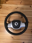 Smart fortwo 451 kierownica skóra jak nowa !   airbag-gratis 