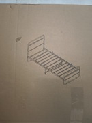 Metalowo-drewniana rama łóżka 90x200