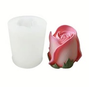 RÓŻA forma silikonowa 5.5*5.7 do odlewów Świec Wosku Mydła Żywic Gipsu 