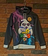 Bluza Squeak kangurek czarna z kapturem DZIECIĘCA