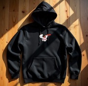 Męska Czarna Bluza M Hello Kitty i Coca Cola