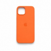 Silicone Case iPhone 13 | Pomarańczowy | Stan IDEALNY | Miękki Premium