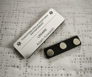 Identyfikator imienny do firmy, mocowanie magnetyczne