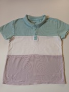 Chłopięcy koszulka polo, krótki rękaw r 128 Sinsay