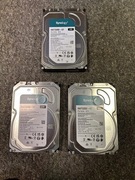 3 szt. Dyski twarde NAS Synology HAT3300-6T 6TB niski przebieg