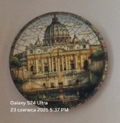 Magnes PCV na lodówkę Watykan pamiątka z Rzymu Bazylika św. Piotra(20) 