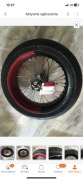 Koło tylne i bak Aprilia SXV 550  