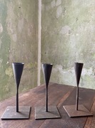 Ręcznie robione rustykalne świeczniki