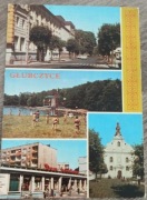 Głubczyce -basen, ul. Kochanowskiego, klasztor, dom handlowy