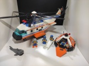 Lego 7738 Helikopter i tratwa ratunkowa straży przybrzeżnej City